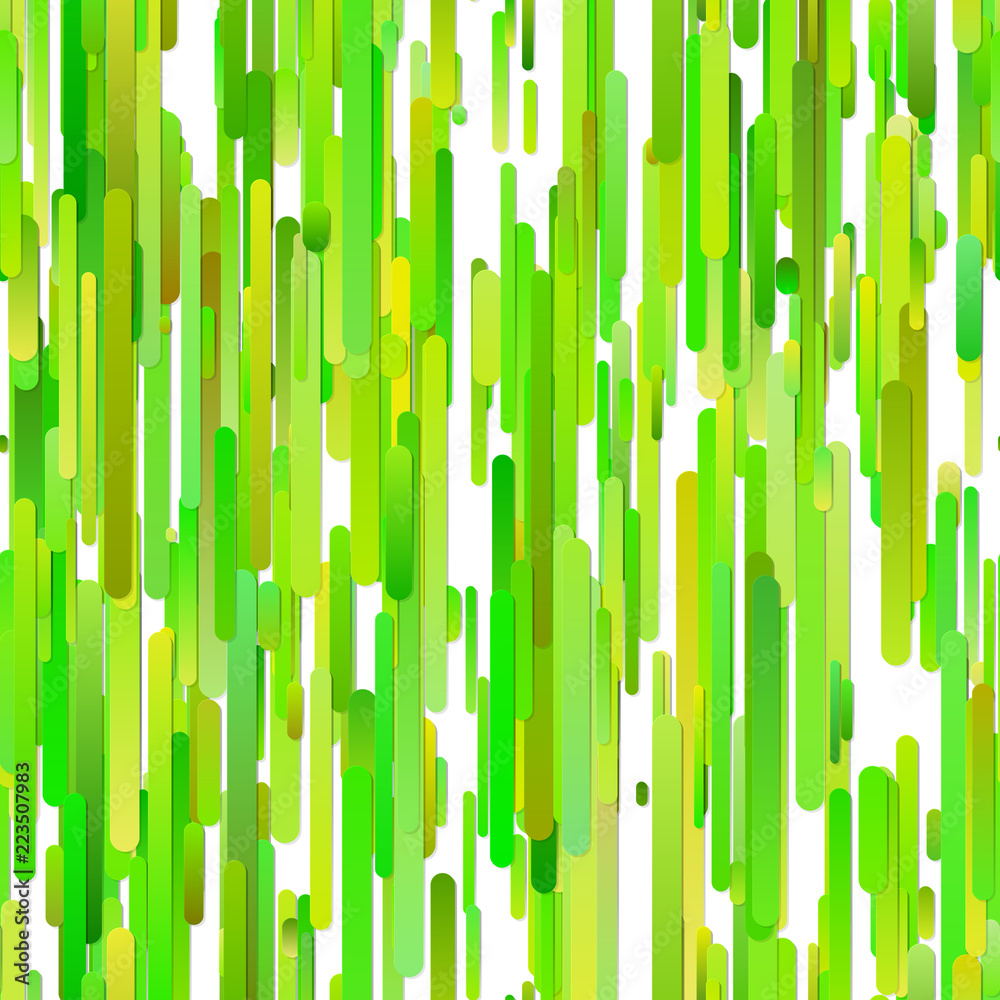 Poster green abstract repeating gradient vertical rounded stripe background pattern - modern vector graphic