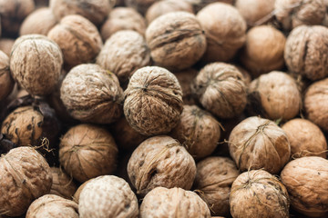 Walnut background texture