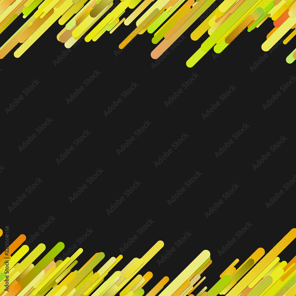 Poster yellow abstract modern gradient background with seamless diagonal stripe pattern - vector graphic