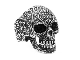 Jewelry ring for men. Skull stainless steel.