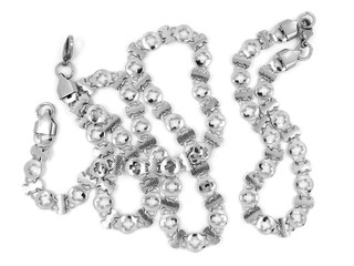 Jewelry set. Chain and bracelet. Stainless steel.