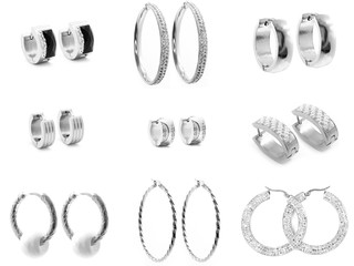 Jewelry, ladies earrings. Stainless steel