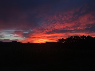 Fototapeta premium Die Schönheit des Abends