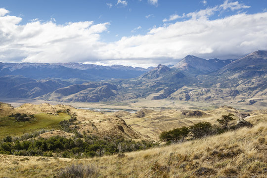Landscape at the Chacabuco Valley, Parque Patagonia, AysŽn Region, Chile.
