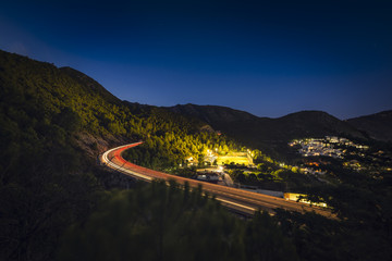 Luces en la noche