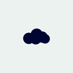 cloud icon, vector illustration. flat icon.