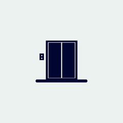 elevator icon, vector illustration. flat icon.