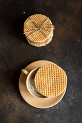 Dutch waffles, stroopwafel