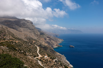Fototapeta na wymiar Amorgos Katapola