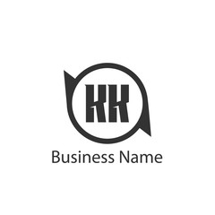 Initial Letter KK Logo Template Design