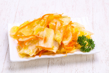 Traditional fermented cabbage