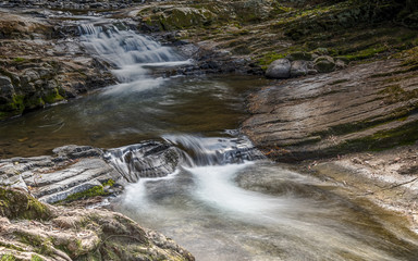 Cascading Water in the River - Ladies Well in the Chichester State Forest - Taken on the Allyn River, Barrington Tops National Park, NSW, Australia