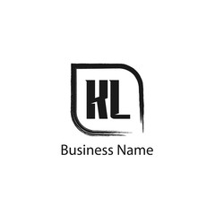 Initial Letter KL Logo Template Design