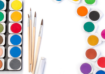 Naklejka premium Work Process Blank Watercolor Paper pad, Watercolor