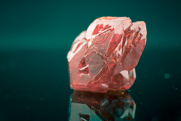Dark crystal, natural nature mineral. Texture of stone.