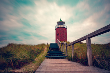 Leuchtfeuer in Kampen in Sylt