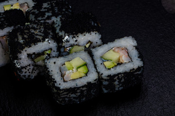 Japanese roll with prawn