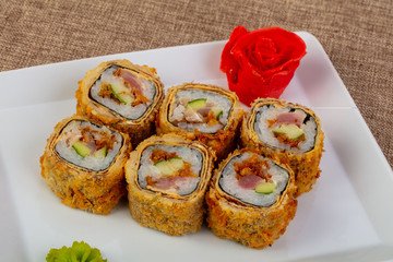 Tempura roll with tuna