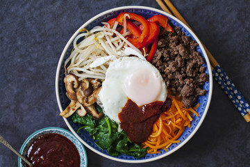 Korean bibimbap