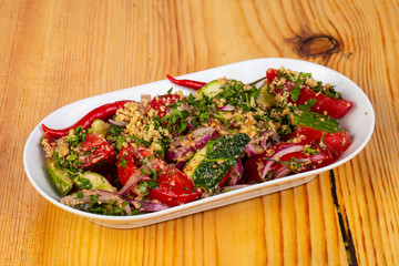 Traditional Georgian salad