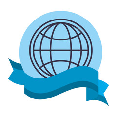Global sphere symbol
