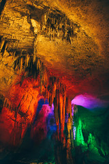 Colour cave background