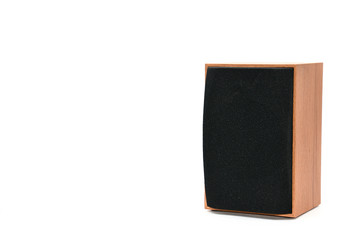 Acoustic system on isolated background
