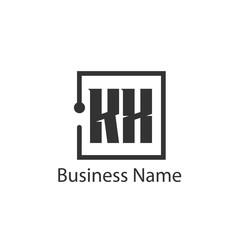 Initial Letter KX Logo Template Design