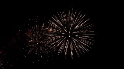 New Year celebration, fireworks