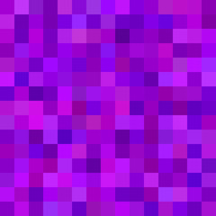 Purple abstract square tile mosaic background - geometrical vector illustration from colored squares