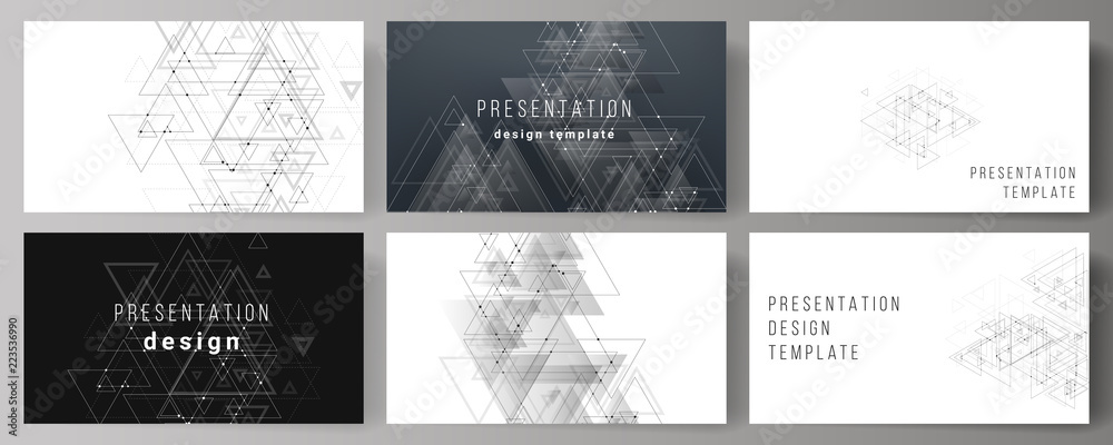 Poster the minimalistic abstract editable vector layout of the presentation slides design business template