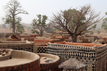 Tiebele - vue d'une terrasse
