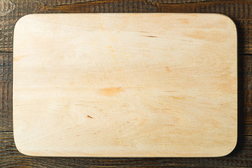 board on a wooden background