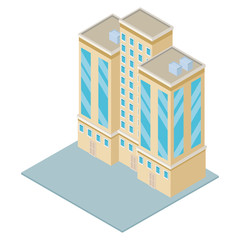 Company building isometric