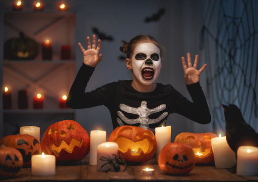 child on Halloween