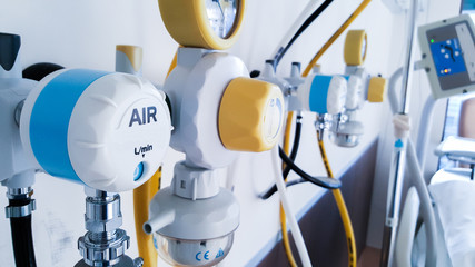 Naklejka premium air knob in hospital