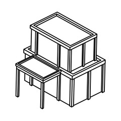 Company building isometric