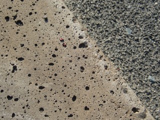 detail of a weathered concrete texture