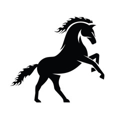 Black Horse, King Horse Logo Design Inspiration Vector