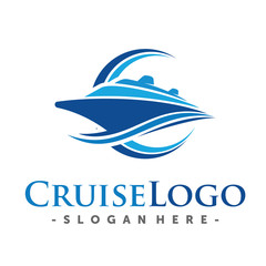 Ship, Cruise and Marine Logo Design Inspiration Vector