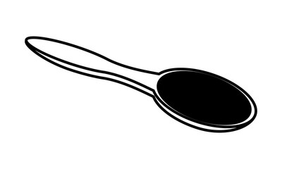 Wooden spa spoon