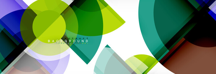 Circle abstract background