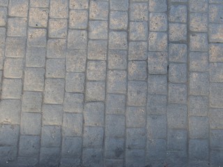 texture of a concrete tiles pavement
