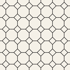 Vector seamless pattern. Modern stylish abstract texture. Repeating geometric tiles..