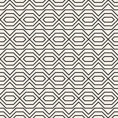 Vector seamless pattern. Modern stylish abstract texture. Repeating geometric tiles..