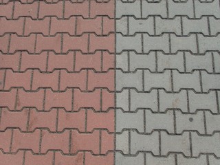 texture of a concrete tiles pavement