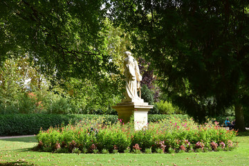 Statue du jardin du Luxembourg à Paris, France