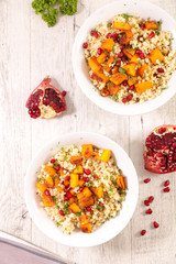 autumn quinoa salad with pumpkin