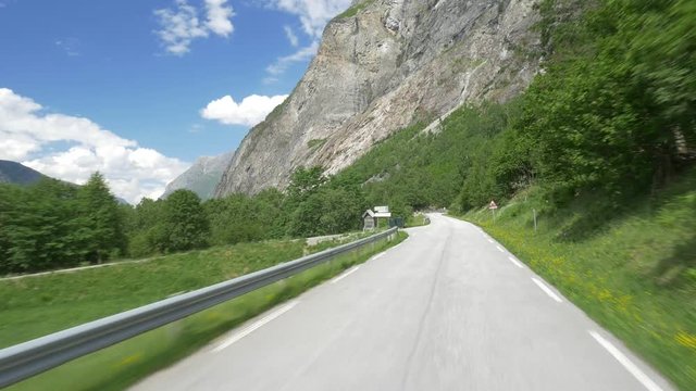 Driving On Norwegian Streets