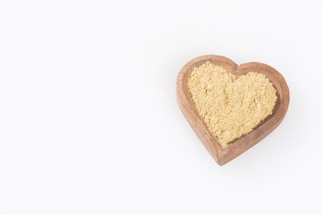 Fototapeta premium Bio organic ginger powder - Zingiber officinale